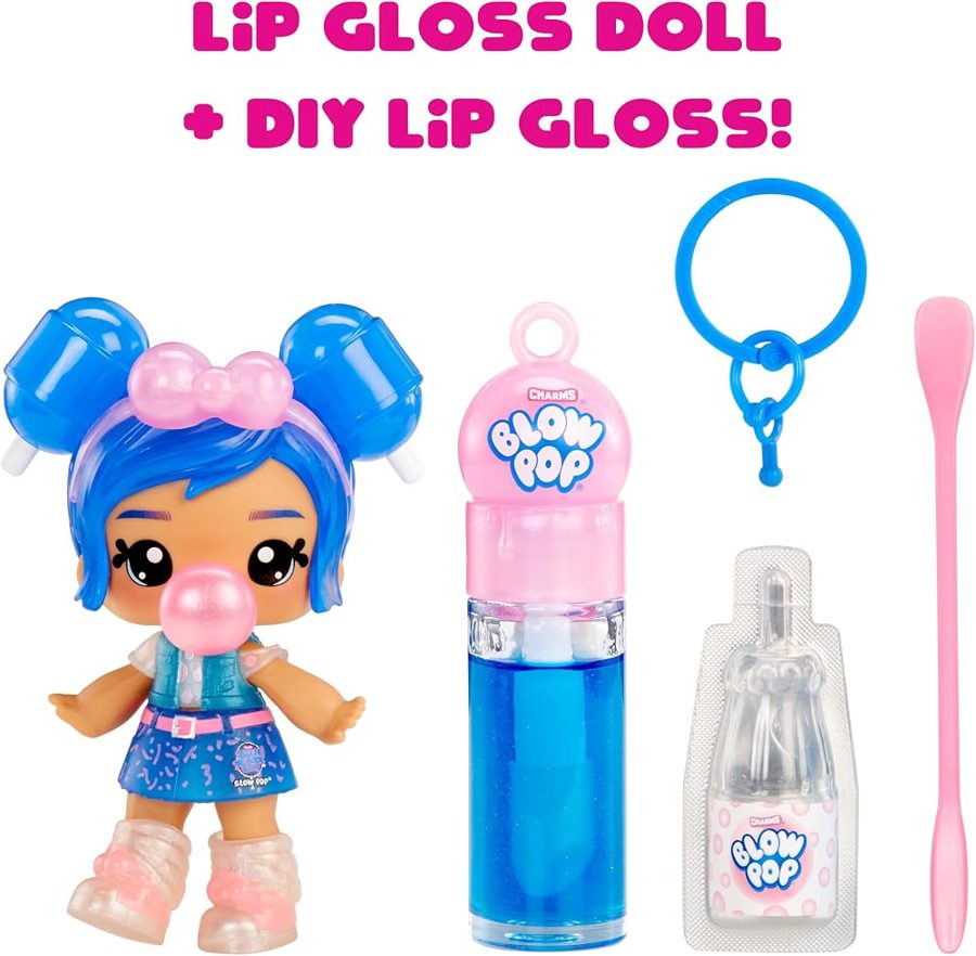 Yummiland Blue Raspberry Blow Pop Lip Gloss Doll photo 3
