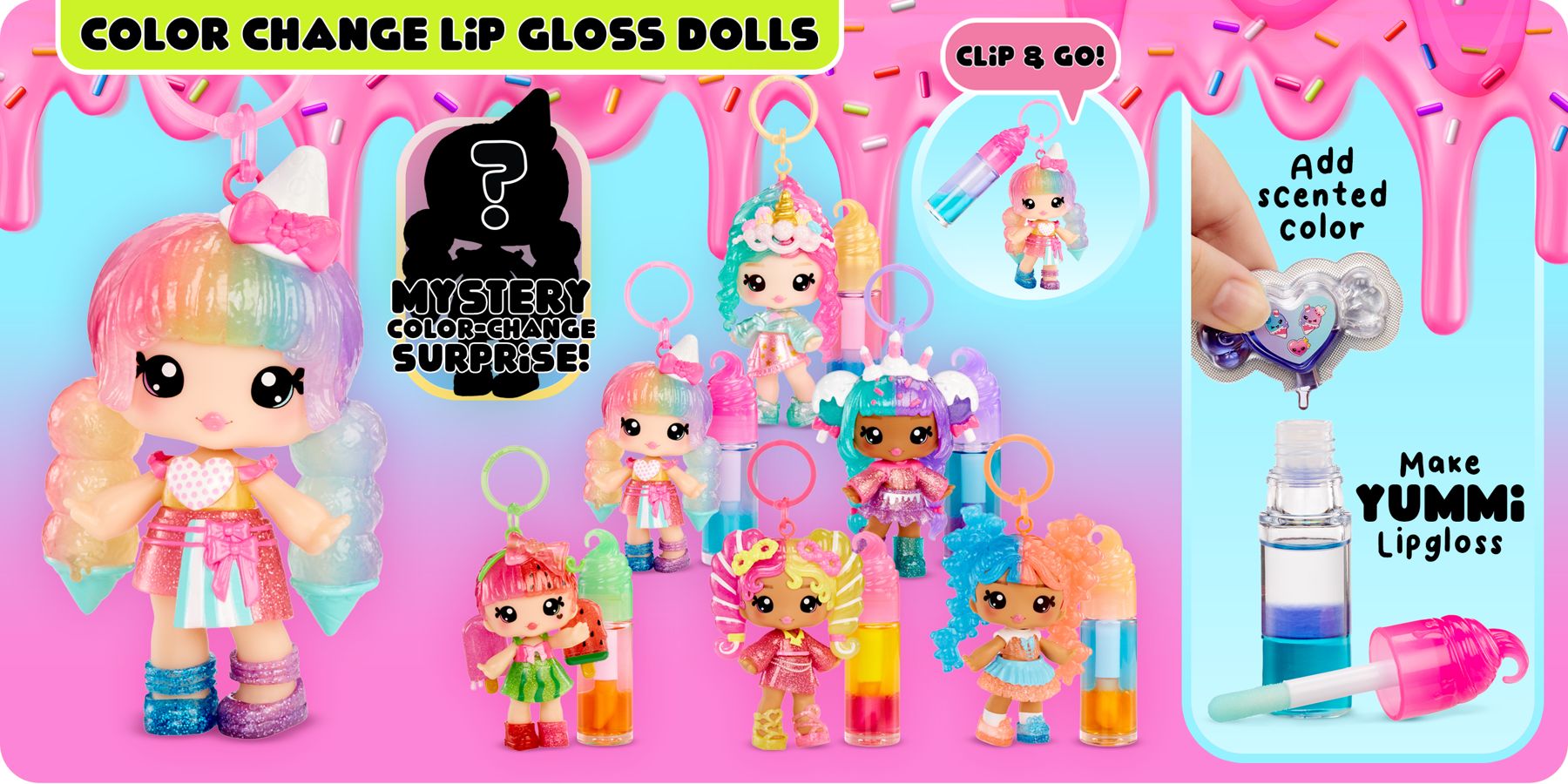 Yummiland Mystery Color Change and Lip Stain Dolls