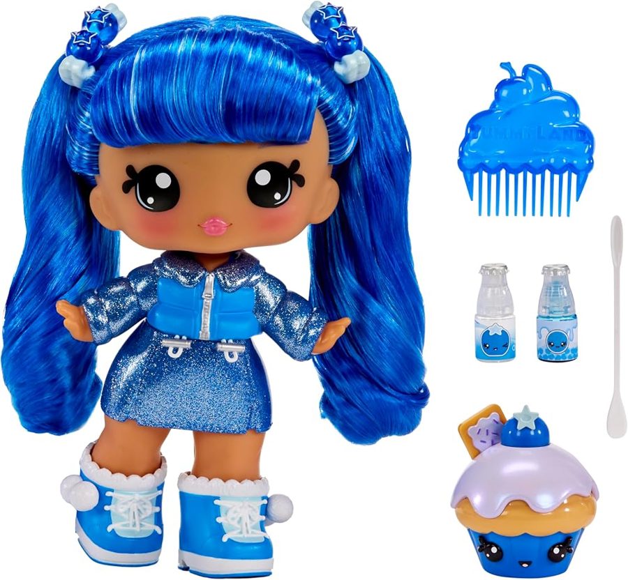Yummiland Large Doll Rory Blueberry with Lip Gloss Pet photo 2